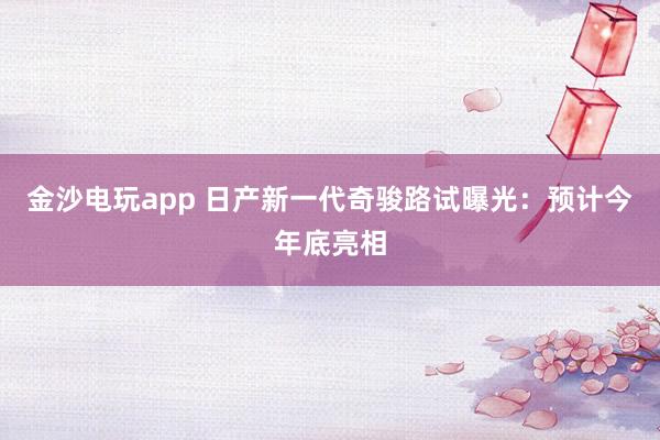 金沙電玩app 日產新一代奇駿路試曝光:預計今年底亮相
