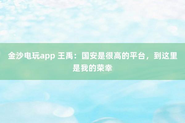 金沙電玩app 王禹:國安是很高的平臺,到這里是我的榮幸